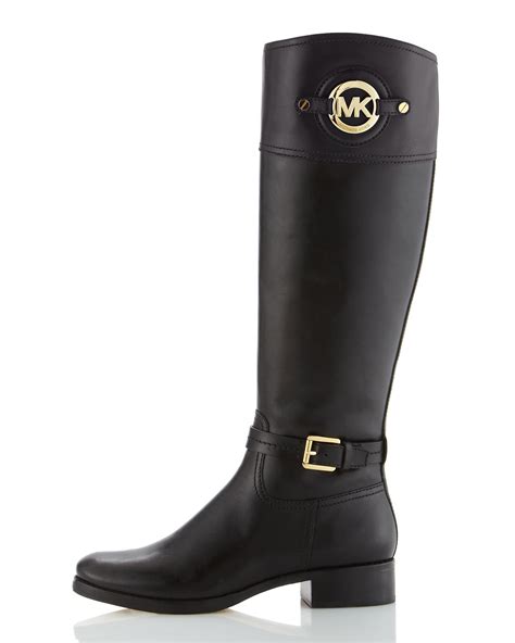 riding boot leather michael kors|Michael Kors waterproof boots.